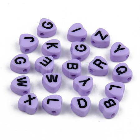 Opaque Acrylic Enamel Beads X-MACR-S273-37E-1