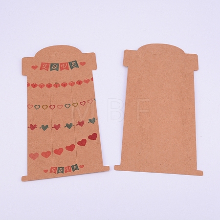 Hair Clip Display Cards DIY-WH0167-86A-1