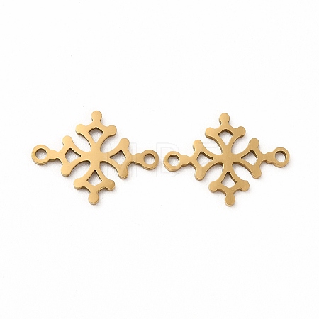 201 Stainless Steel Connector Charms STAS-K251-097G-1