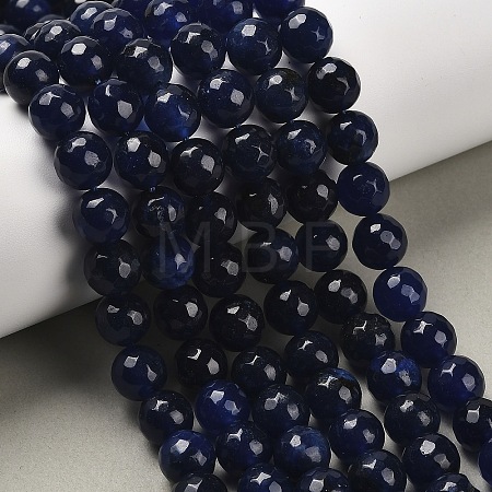Natural White Jade Bead Strands G-R346-10mm-04-1