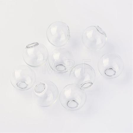 Round Mechanized One Hole Blown Glass Globe Ball Bottles BLOW-R001-10mm-1