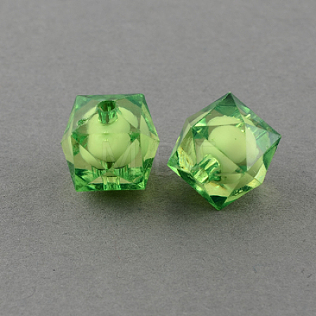 Transparent Acrylic Beads TACR-S112-8mm-23-1