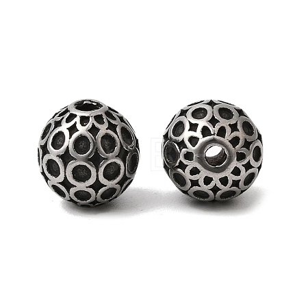304 Stainless Steel Beads STAS-K255-20B-AS-1