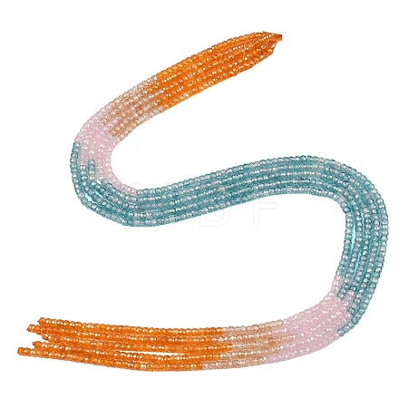 Cubic Zirconia Beads Strands ZIRC-P125-2x3mm-13-1