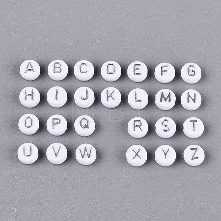 Opaque Acrylic Beads SACR-Q001-08B-M-1