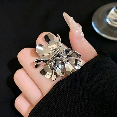 Zinc Alloy Cuff Open Rings for Women MI0617-4-1