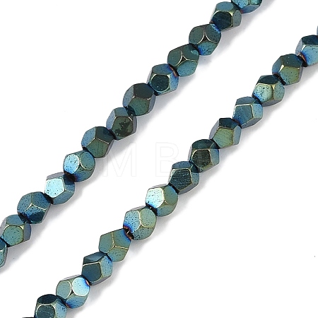 Electroplated Synthetic Non-magnetic Hematite Beads Strands G-A234-G03-01H-1
