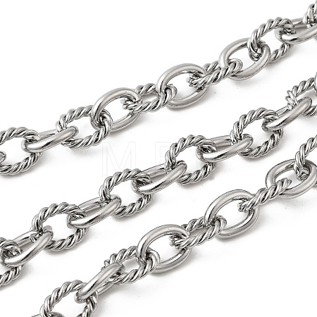 304 Stainless Steel Twist Cable Chains CHS-K024-11P-1