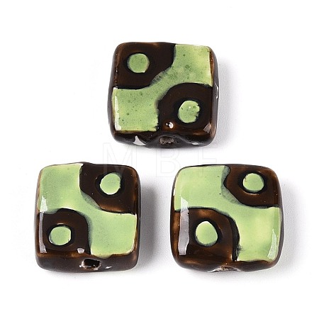 Handmade Porcelain Ceramic Beads PORC-T135-05F-1