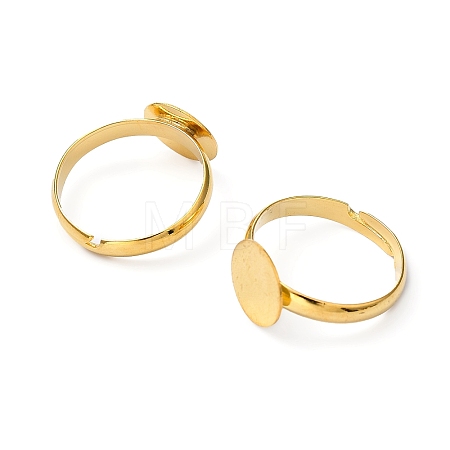Brass Pad Ring Base Findings EC022-G-1