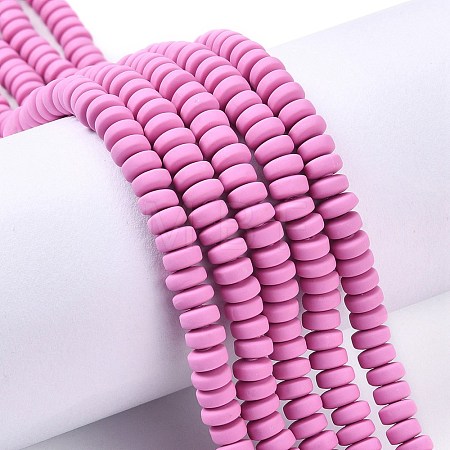 Handmade Polymer Clay Beads Strands X-CLAY-N008-008B-1