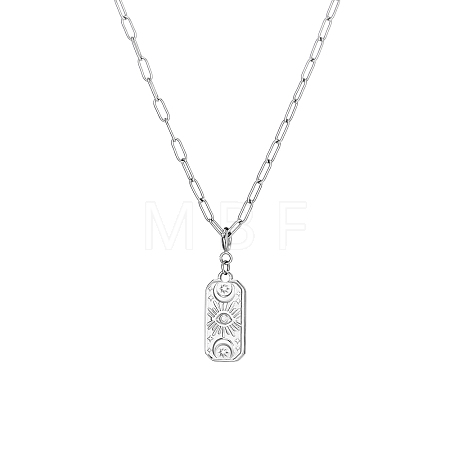 Star Moon Pendant Necklaces XV3999-2-1