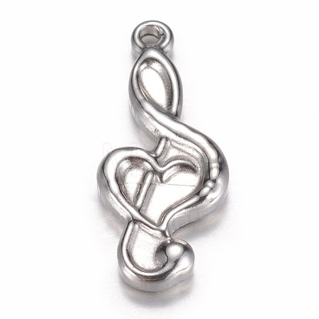 Tarnish Resistant 304 Stainless Steel Pendants STAS-G073-54P-1