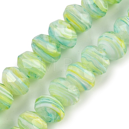 Handmade Lampwork Beads Strands LAMP-T007-13I-1