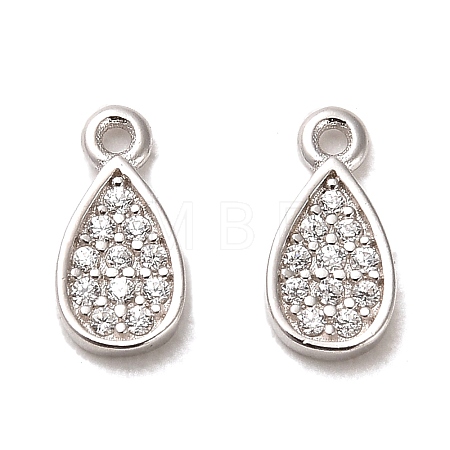 Rhodium Plated 925 Sterling Silver Pendant STER-H110-16P-1