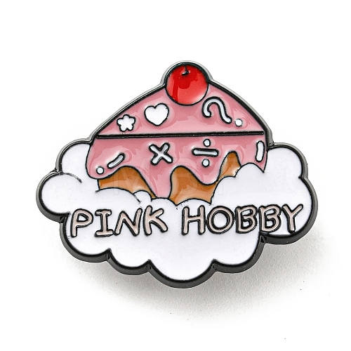 Pink Series Food Theme Enamel Pins JEWB-P021-E03-1