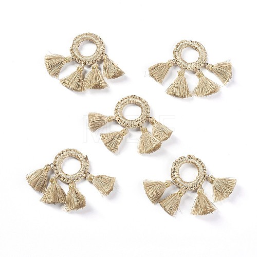 Cotton Tassel Pendants FIND-F008-C03-1