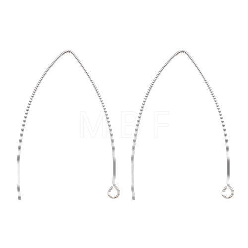 925 Sterling Silver Earring Hooks X-STER-K167-064S-1