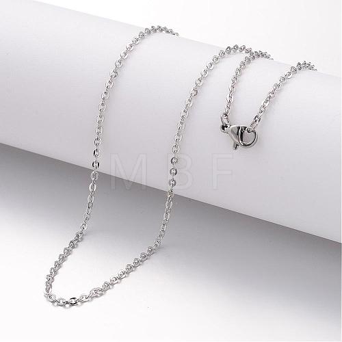 304 Stainless Steel Necklace MAK-K004-20P-1