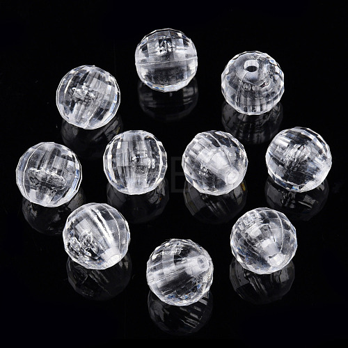 Transparent AS Plastic Beads TACR-T019-005-1