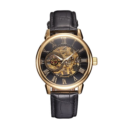 Alloy Watch Head Mechanical Watches WACH-L044-01G-1