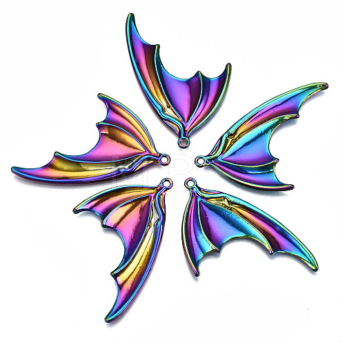 Plated Rainbow Color Alloy Big Pendants X-PALLOY-S180-016-RS-1