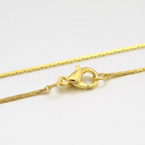 Brass Coreana Chain Necklace Making MAK-J009-21G-1