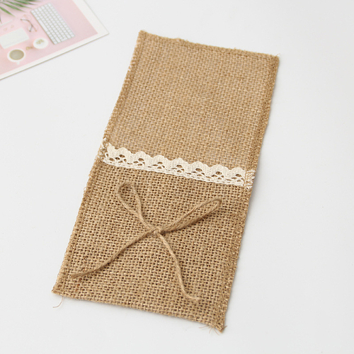 Burlap Cutlery Bags HULI-PW0002-124D-1