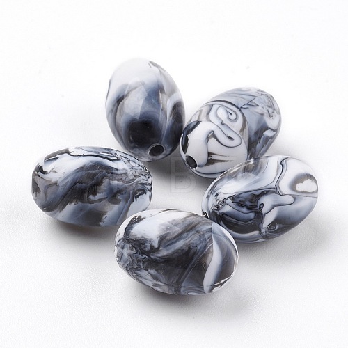 Acrylic Beads X-MACR-E025-32C-8x11mm-1