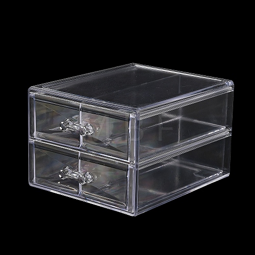 4-Grid Acrylic Jewelry Storage Drawer Boxes CON-K002-01A-1