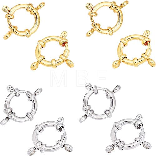 Unicraftale 304 Stainless Steel Spring Ring Clasps STAS-UN0010-66-1