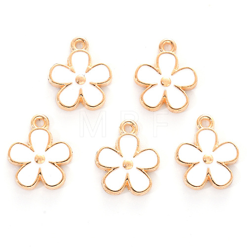 Alloy Enamel Charms X-ENAM-R059-02C-RS-1