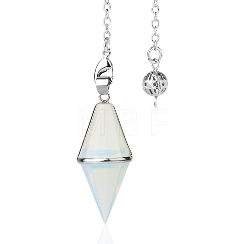 Opalite Pointed Dowsing Pendulums PW-WGED13A-05-1