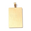 201 Stainless Steel Pendant STAS-B033-01G-01-2