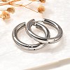 304 Stainless Steel Hoop Earrings for Women EJEW-M068-15I-P-2