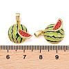 Brass Enamel Pendants KK-G549-04G-3