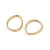 304 Stainless Steel Twisted Teardrop Linking Rings STAS-L300-007G-2