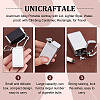 Unicraftale 2Pcs 2 Colors Aluminum Alloy Portable Ashtray with Lid AJEW-UN0001-29-3