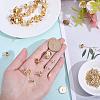 50Pcs 5 Styles 304 Stainless Steel Stud Earring Findings STAS-BBC0009-96-3
