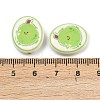 Printed Handmade Porcelain Beads PORC-B009-01F-3