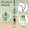 Glass Pendant Decorations HJEW-WH0063-083A-3
