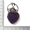 Natural Amethyst& Amethyst Big Pendants G-A221-04D-3