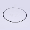 304 Stainless Steel Choker Necklaces X-NJEW-O094-38-1