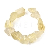 Natural Lemon Quartz(Heated) Beads Strands G-S386-C17-3