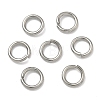 Tarnish Resistant 304 Stainless Steel Open Jump Rings X-STAS-E067-11-9mm-1