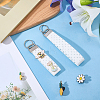 2Pcs Felt Badge Holders Keychain Clasps FIND-CP0004-06A-4