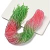 Transparent Painted Glass Beads Strands LS-DGLA-A034-T2mm-A18-1