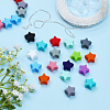 84Pcs 14 Colors Silicone Beads SIL-CA0001-26-6