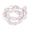 Natural Baroque Pearl Keshi Pearl Beads Strands PEAR-S020-D16-3