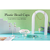  Jewelry 550Pcs 11 Colors Spray Paint ABS Plastic Imitation Pearl Beads MACR-PJ0001-06-20